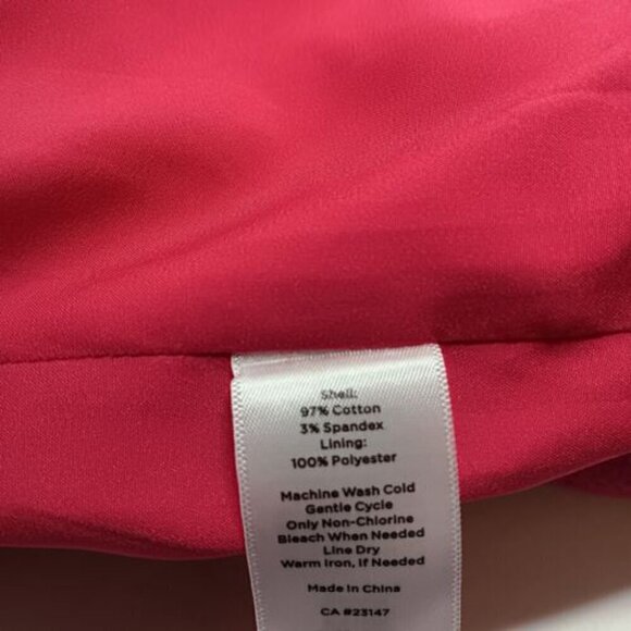 Talbots Womens Skirt Size 12 Pink Tweed Pencil Style Fully Lined Back Zip GUC - Picture 8 of 8